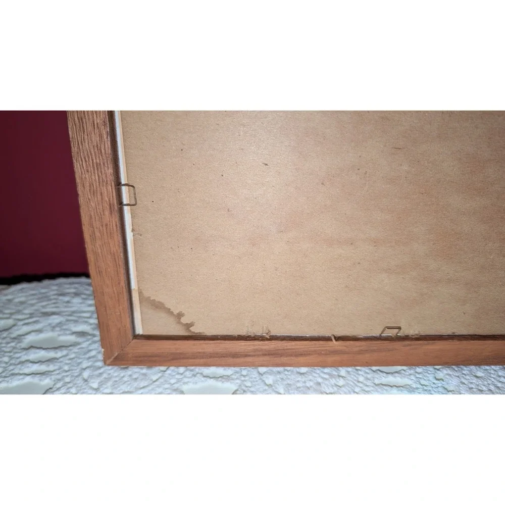 VINTAGE MCM Customizeable Photo Wall Frame ‎ 7 pic  21.5